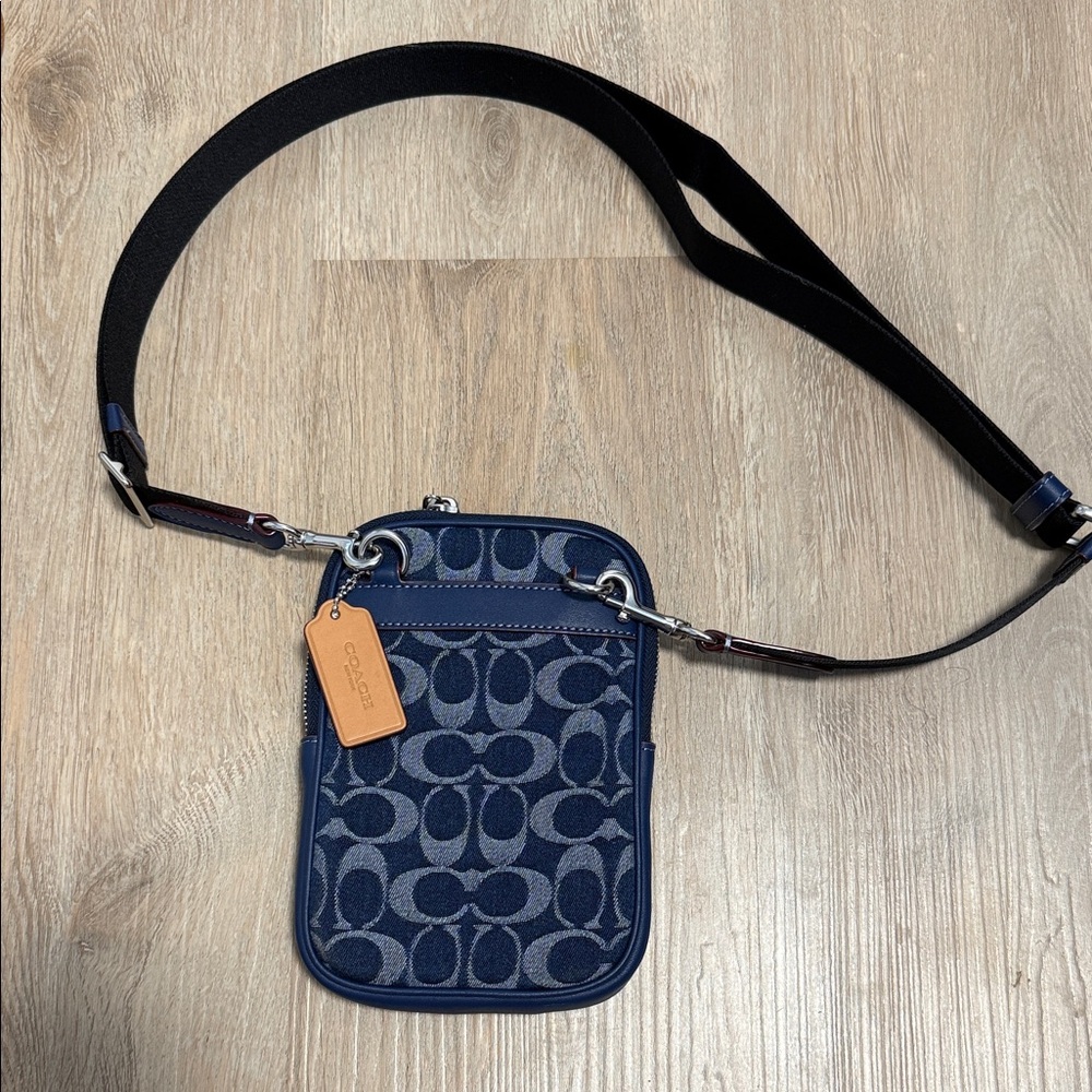 Men’s Denim Coach shoulder bag